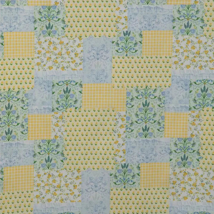 Yellow & Blue Patchwork