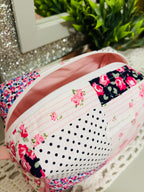 Preppy Patchwork Regular Makeup Bag