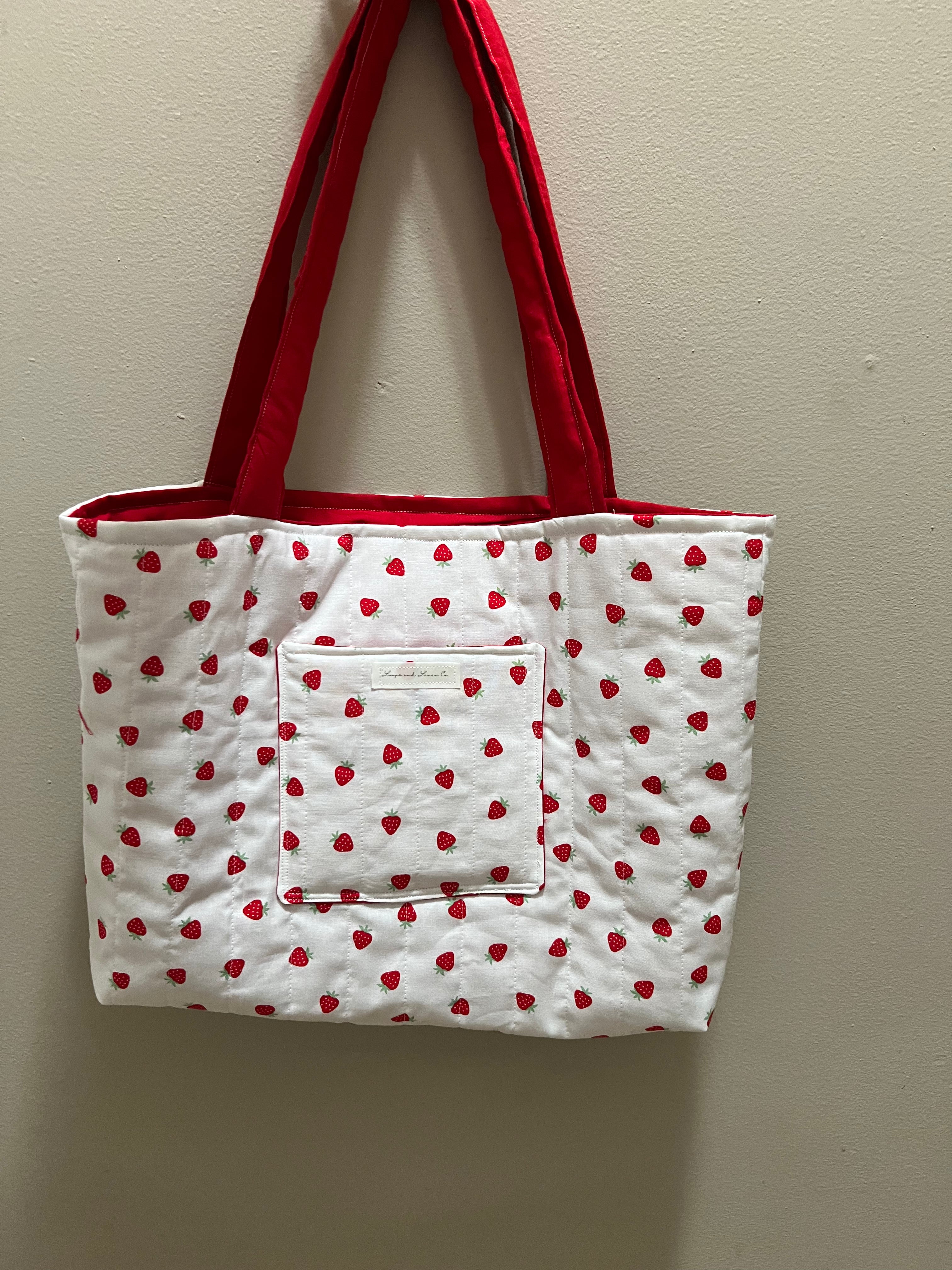 Strawberries and Cream Tote Bag