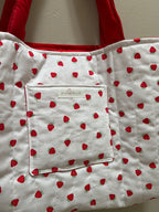 Strawberries and Cream Tote Bag