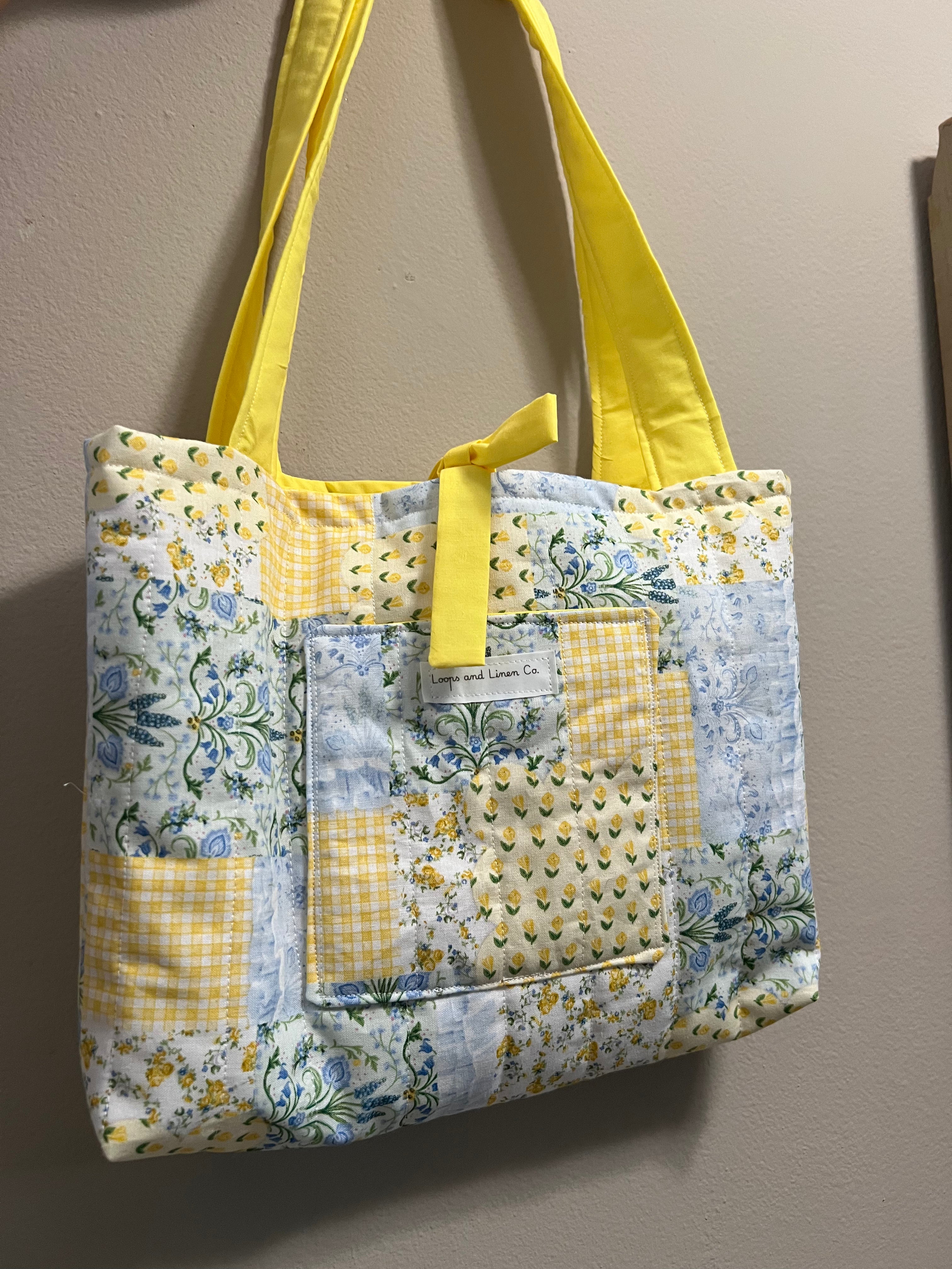 Buttercup Patchwork Tote Bag