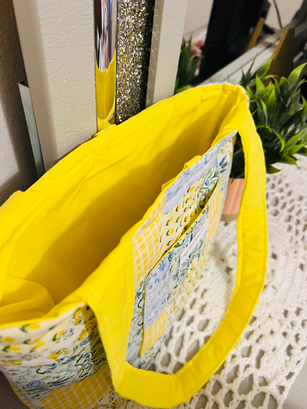 Buttercup Patchwork Tote Bag