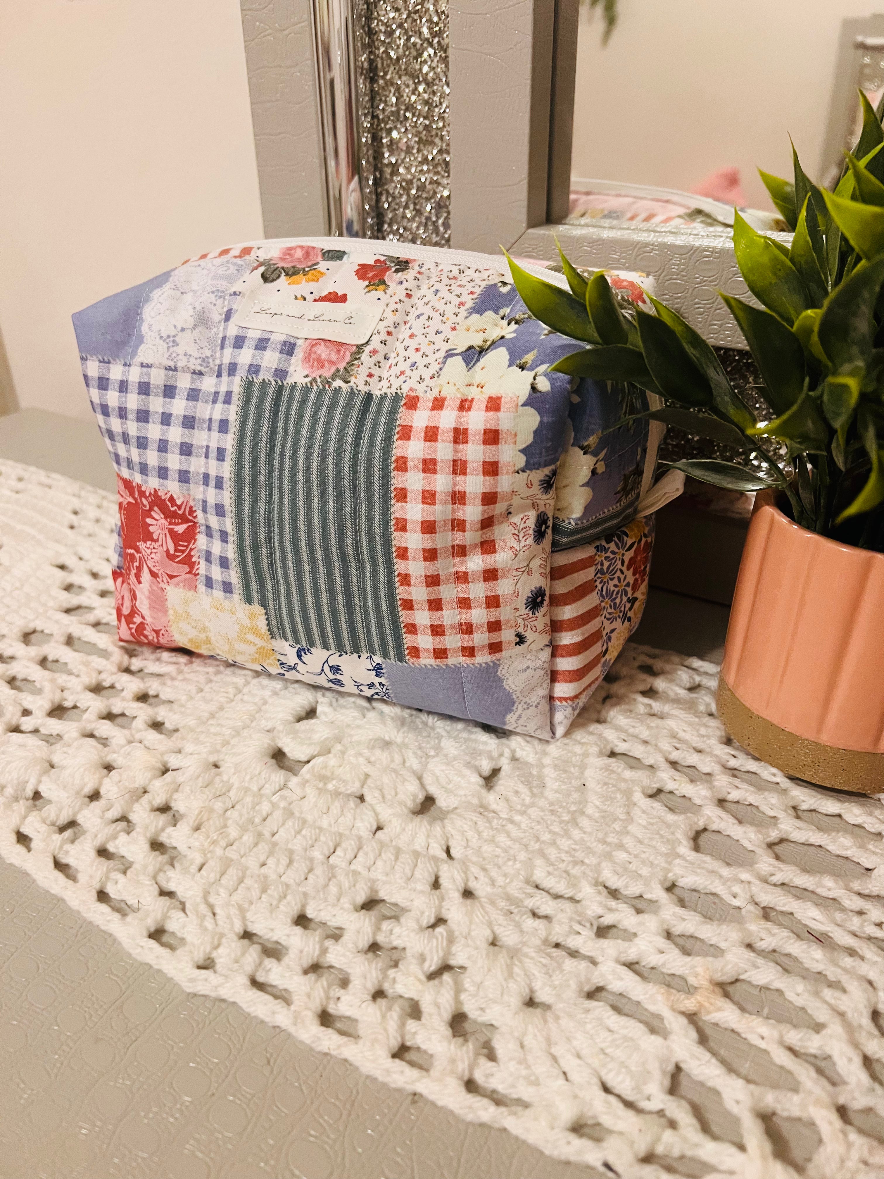 Boho Patchwork Regular Makeup Bag