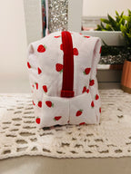 Strawberries and Cream Regular Makeup Bag