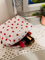 Strawberries and Cream Regular Makeup Bag