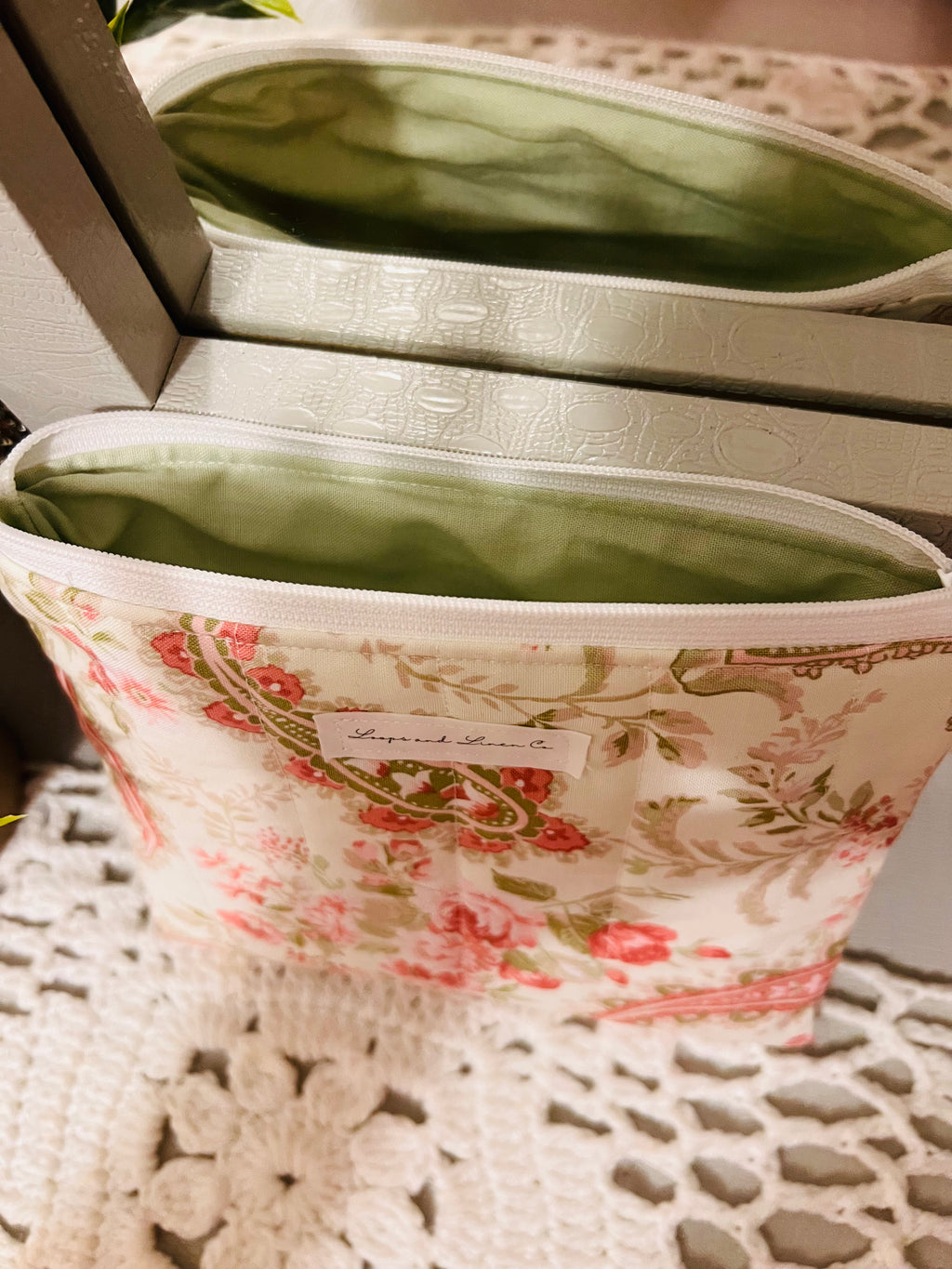 Rose Paisley Pouch