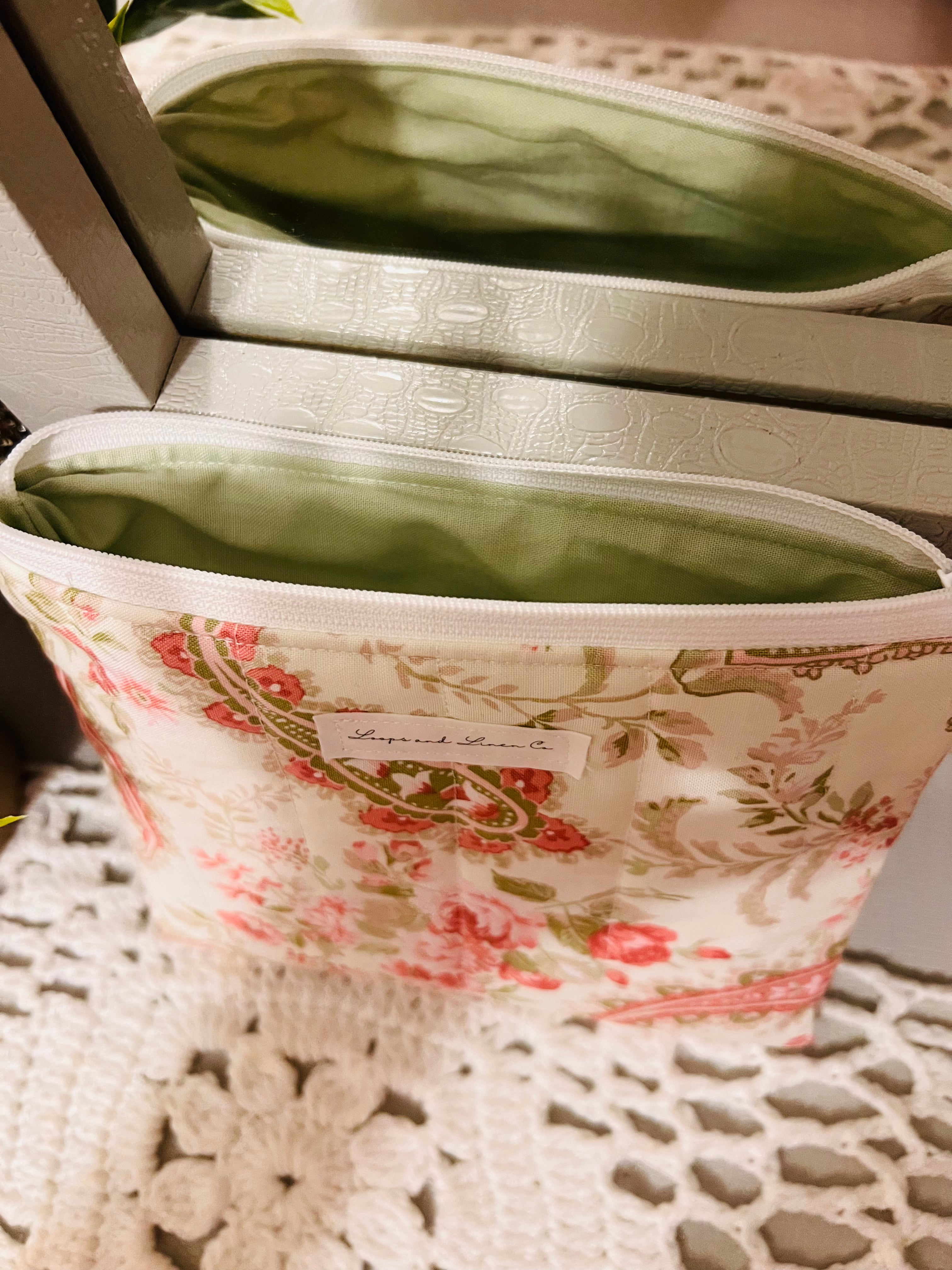 Rose Paisley Pouch