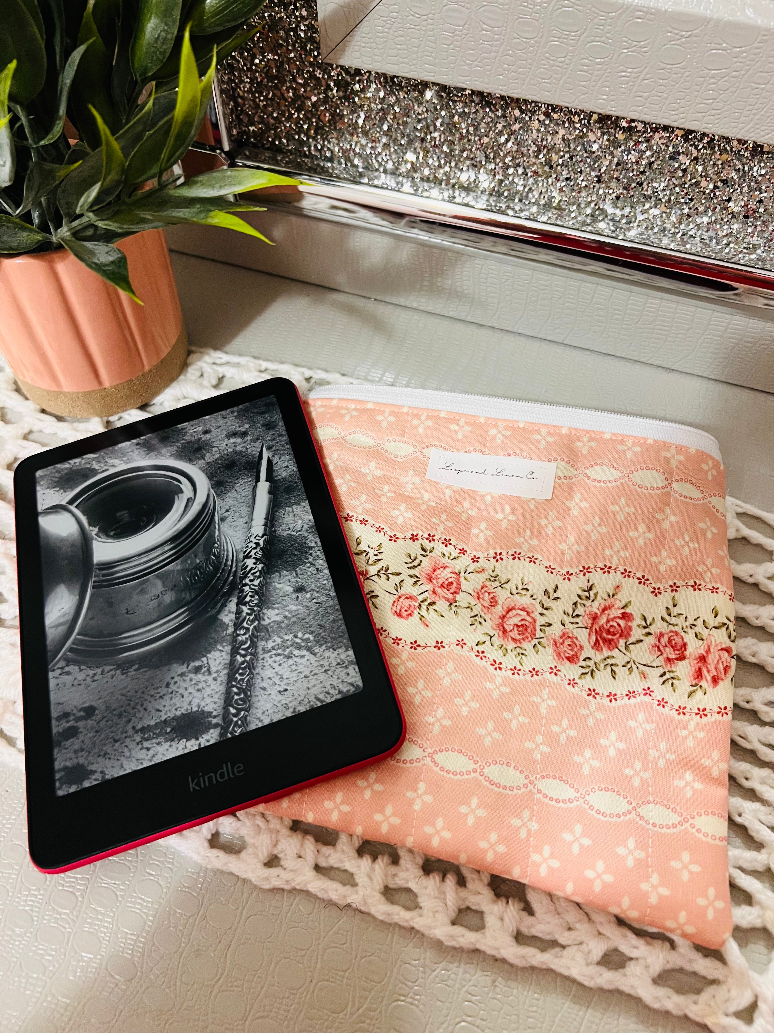 Pink & Cream Floral Pouch
