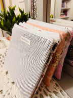 White & Black Polka Dot Pouch