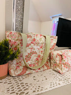 Rose Paisley Tote Bag
