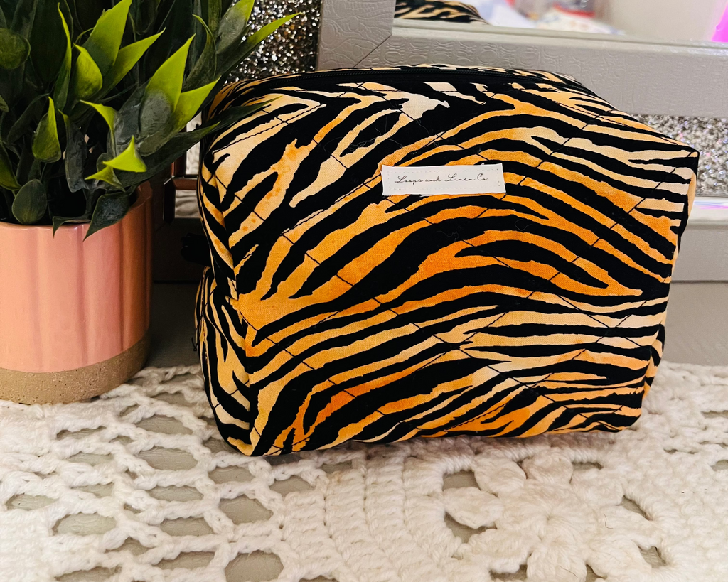 Tiger Pride Regular Makeup Bag