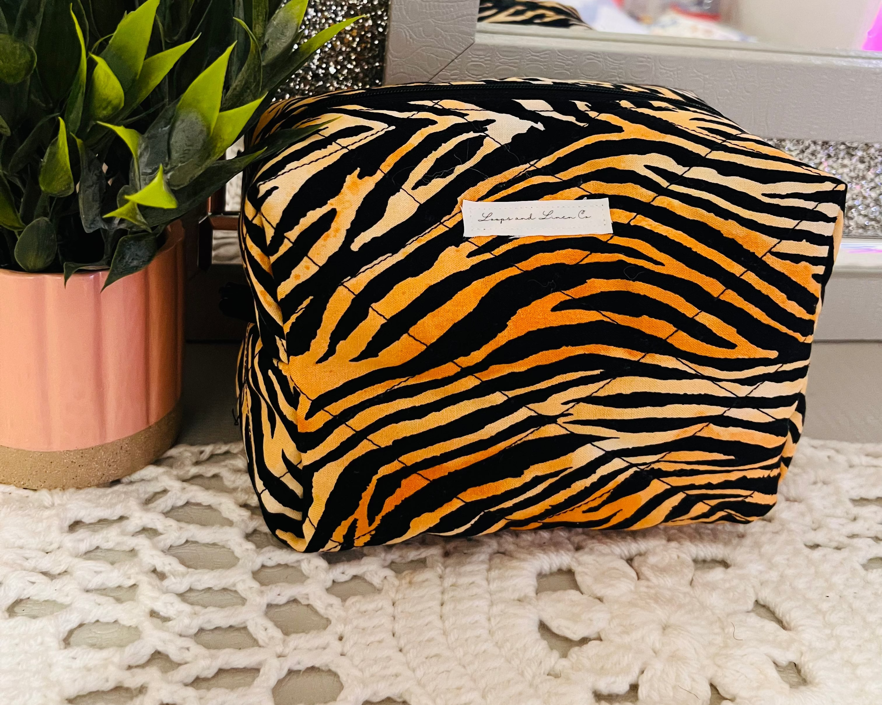 Tiger Pride Regular Makeup Bag