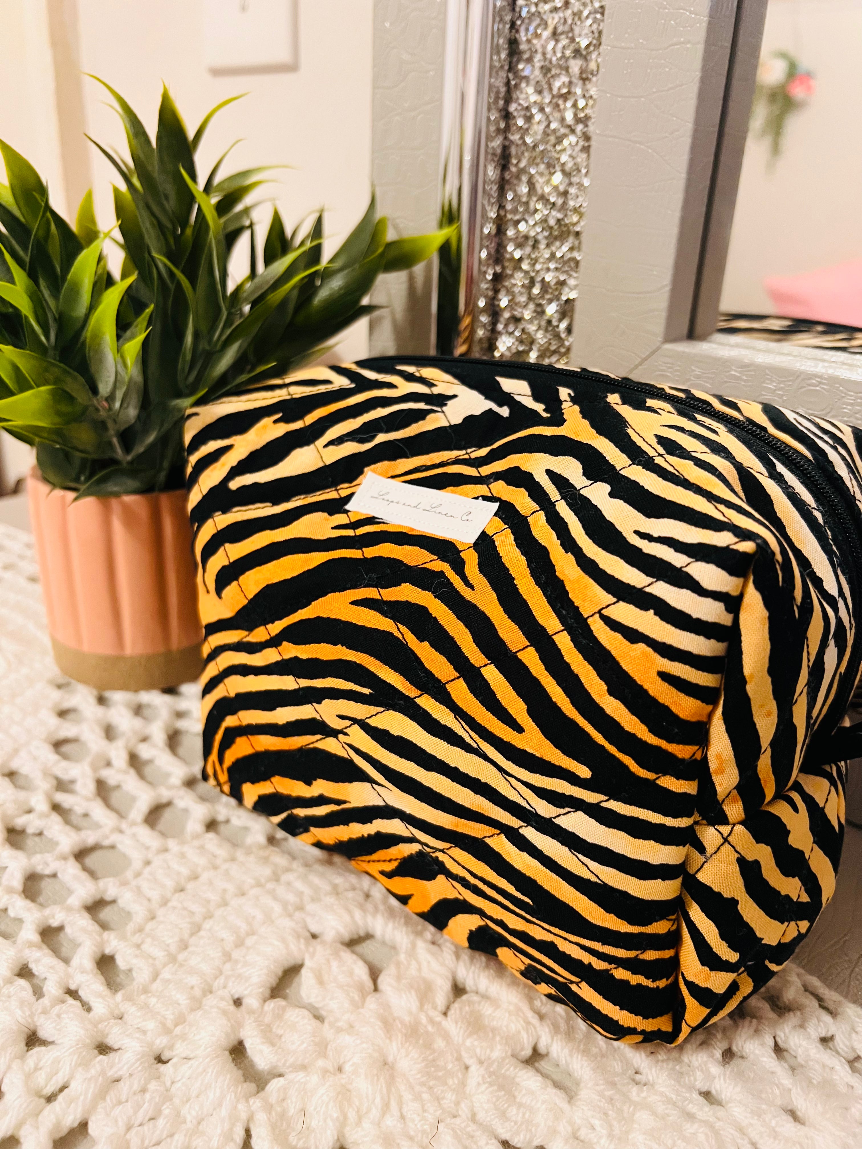Tiger Pride Regular Makeup Bag
