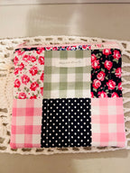 Preppy Patchwork Pouch