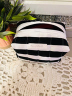 Parisian Stripe Mini Makeup Bag