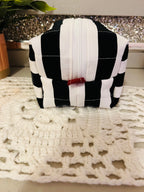 Parisian Stripe Mini Makeup Bag